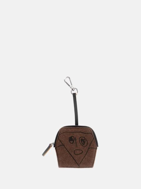 Plan C White coin purse