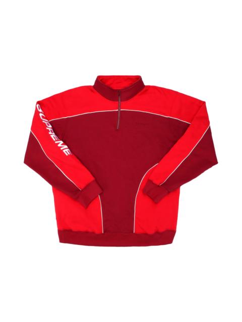 Supreme Supreme Speedway Half Zip Sweatshirt Cardinal