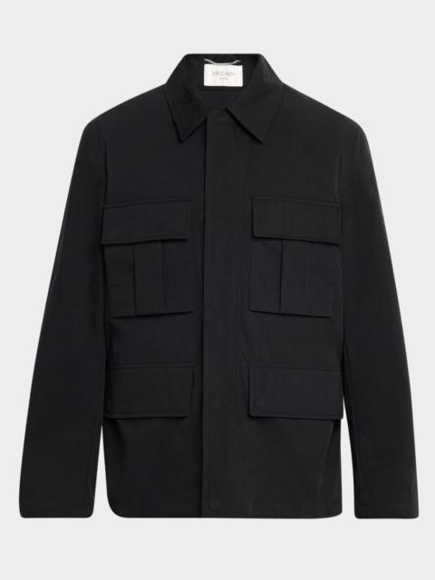 SAINT LAURENT Men's Multi-Pocket Utility Jacket