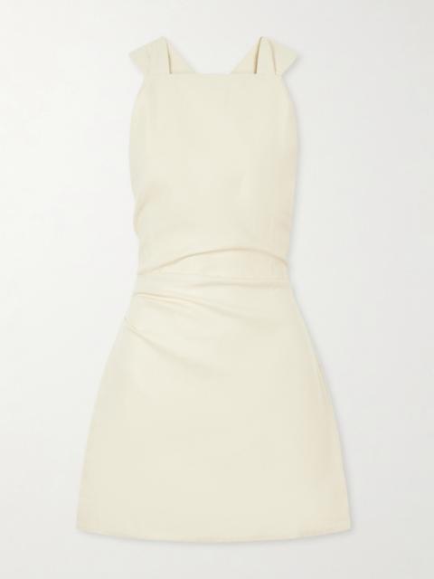 SIR. Thora Open-back Linen Mini Dress