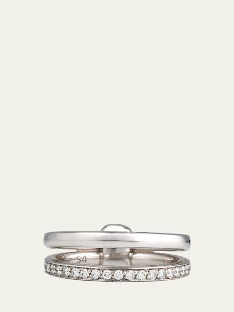 Pomellato Iconica 18k White Gold Diamond Ring