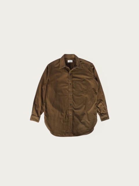 HERILL Check Workshirt - Brown