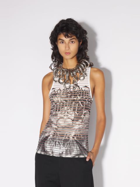 Jean Paul Gaultier THE BLACK DIABLO TANK TOP