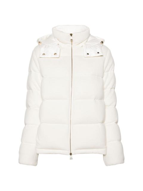 Moncler Arimi knitted hooded jacket