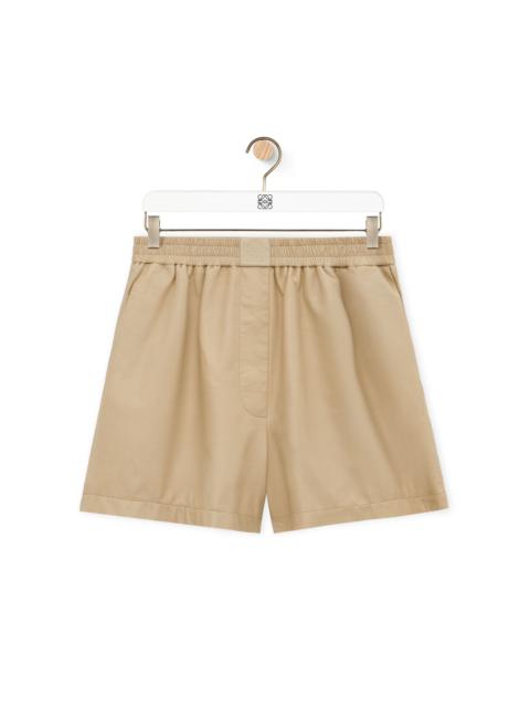 Shorts in satin nappa lambskin