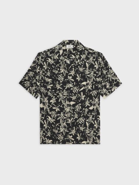 CELINE hawaiian shirt in printed viscose