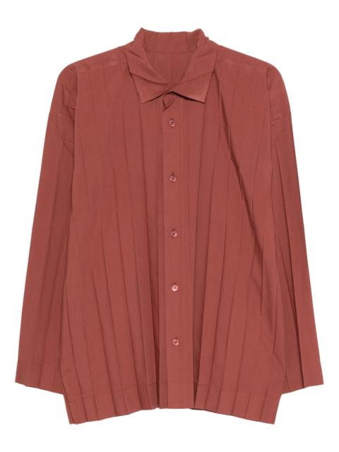 ISSEY MIYAKE pleated shirt