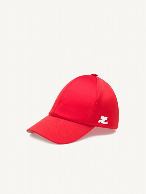 courrèges CLASSIC SATIN CAP