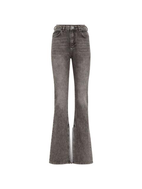 PHILIPP PLEIN high-waisted flared jeans