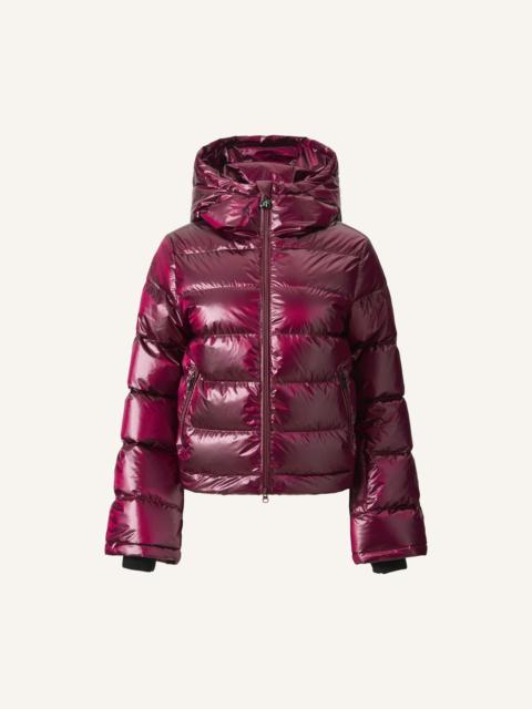 PERFECT MOMENT Metallic Polar Flare Down Jacket