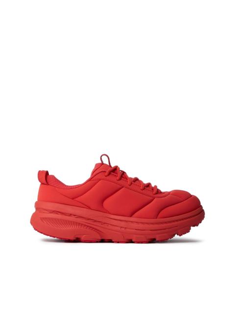 HOKA Bondi quilted lace-up sneakers