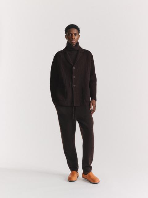 CASEY/CASEY PANNO JACKET - WOOLY - EBONY