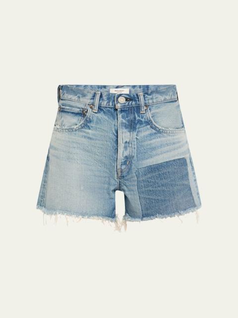 MOUSSY VINTAGE Cheswold Distressed Denim Shorts