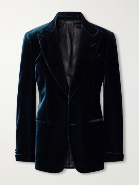 TOM FORD Shelton Velvet Tuxedo Jacket