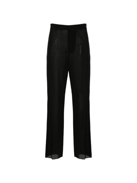 virgin wool trousers