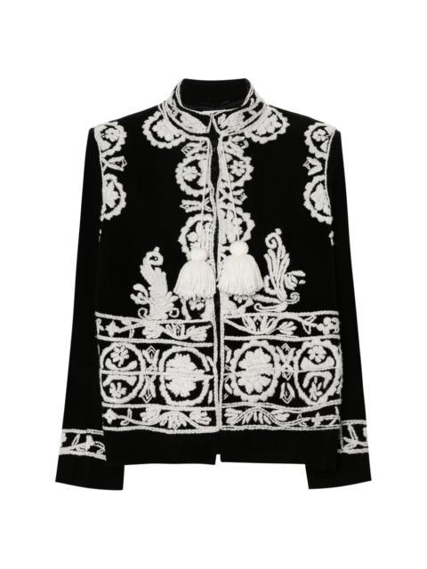 BODE Estate embroidered wool silk jacket