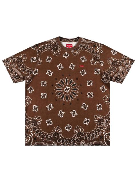 Supreme Small Box Tee 'Brown Bandana'