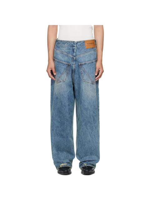 Blue Back to Front Jeans