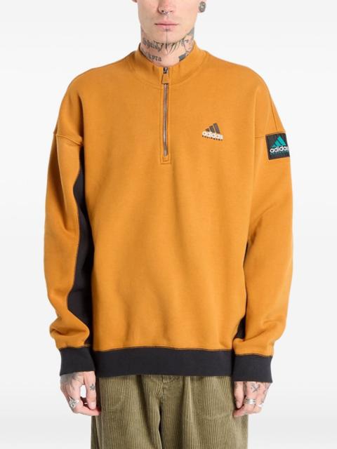 adidas half-zip sweatshirt