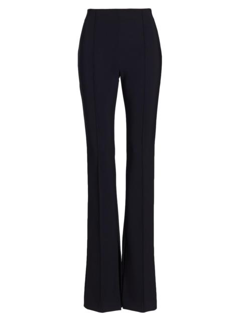 ADAM LIPPES Women's Eva Bonded Neoprene Flared Pants - Black