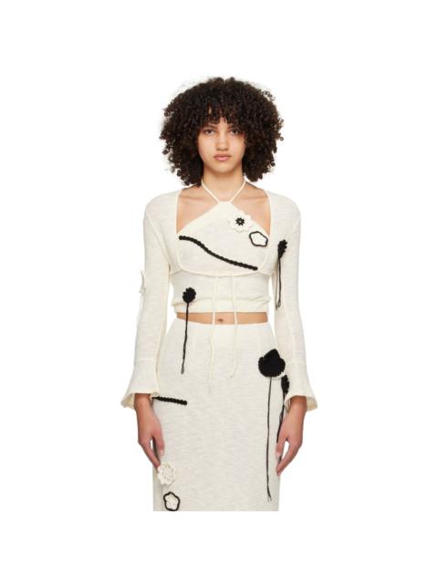 Kijun Off-White Sophie Cardigan