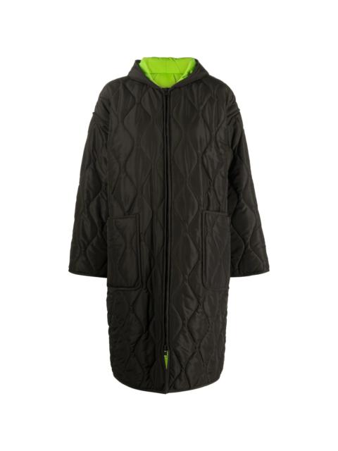 MSGM zip-up padded coat