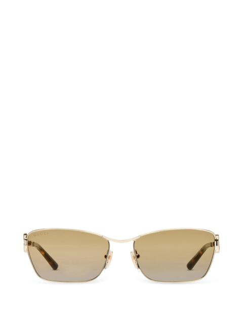 GUCCI Gucci Rectangular-frame Sunglasses
