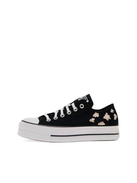 Converse Chuck Taylor leopard-print platform sneakers