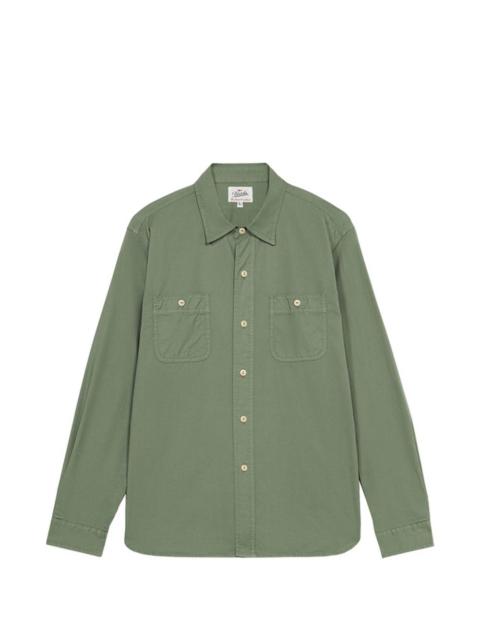 FORTELA patch-pocket twill shirt