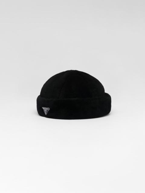 Shearling hat