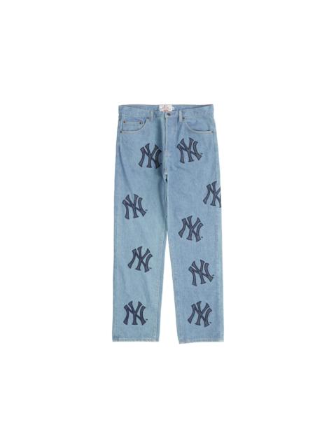 Supreme Supreme x New York Yankees Regular Jean Washed Blue