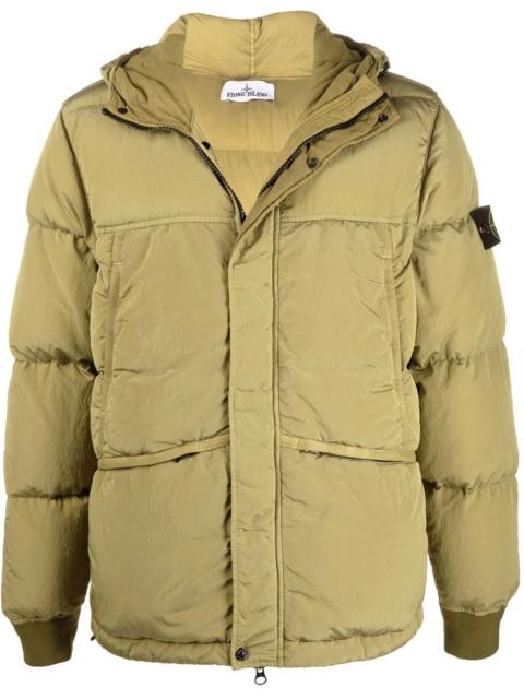 Stone Island Nylon Metal Down-TC logo-patch padded jacket