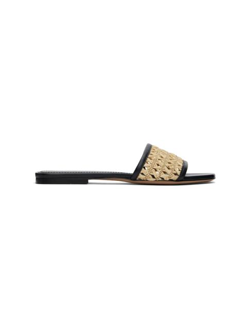 Beige & Black Sanremo Sandals