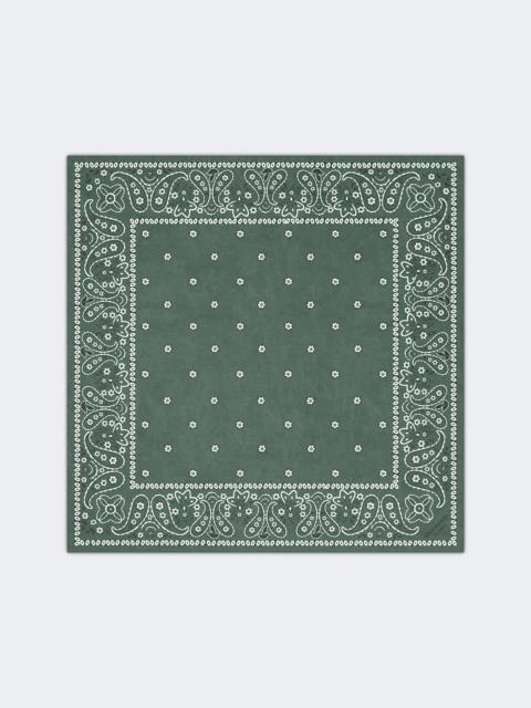 WEEKEND Max Mara ELODIA Bandanna print silk foulard - KAKI
