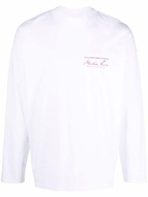 Martine Rose logo-print cotton T-shirt