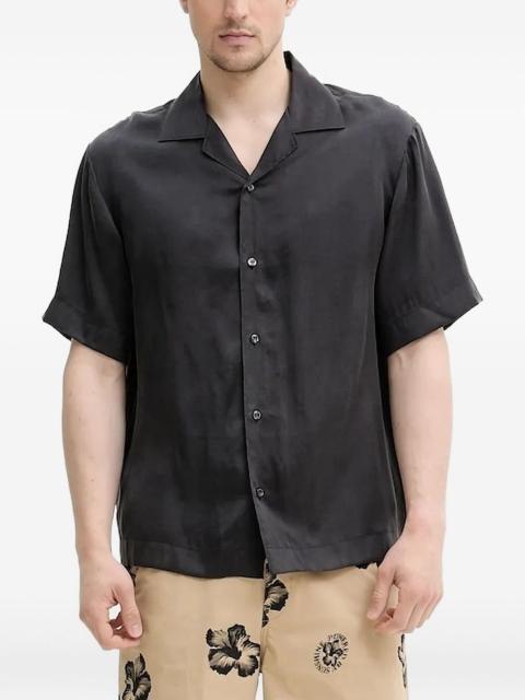 HUGO revere-collar short-sleeve shirt