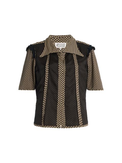 Maison Margiela Checked Knit Shirt multi