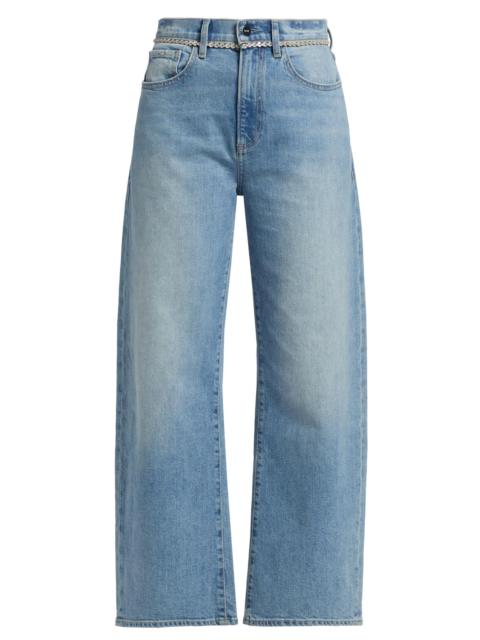 PAIGE Women's Arellia High-Rise Ankle Jeans - Cosmic Embellished