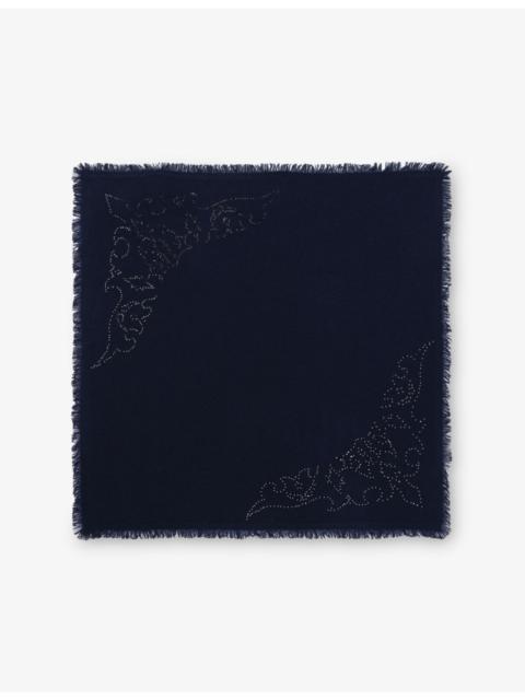 Zadig & Voltaire Stevie Rhinestone-Embellished Cashmere Scarf