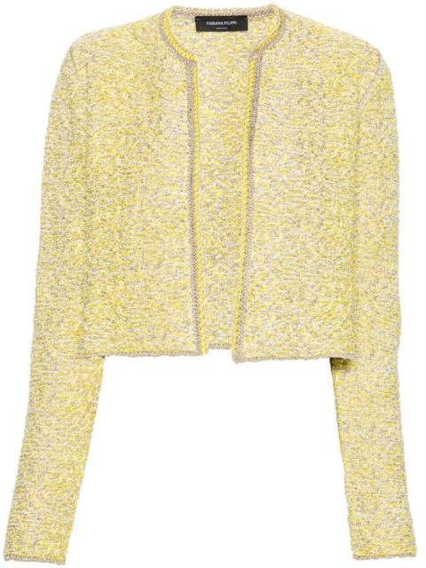 FABIANA FILIPPI marl-knit open-front cardigan