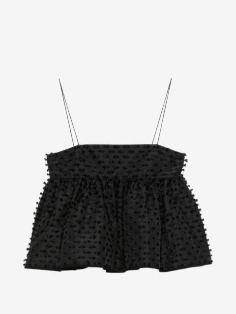 CECILIE BAHNSEN Babette fil-coupé top