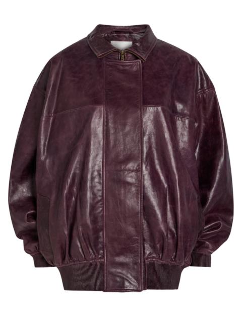 CHRISTOPHER ESBER Christopher Esber Devon Leather Bomber Jacket