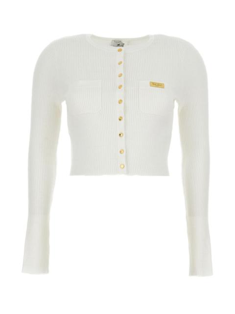 ELISABETTA FRANCHI buttoned pocket cardigan