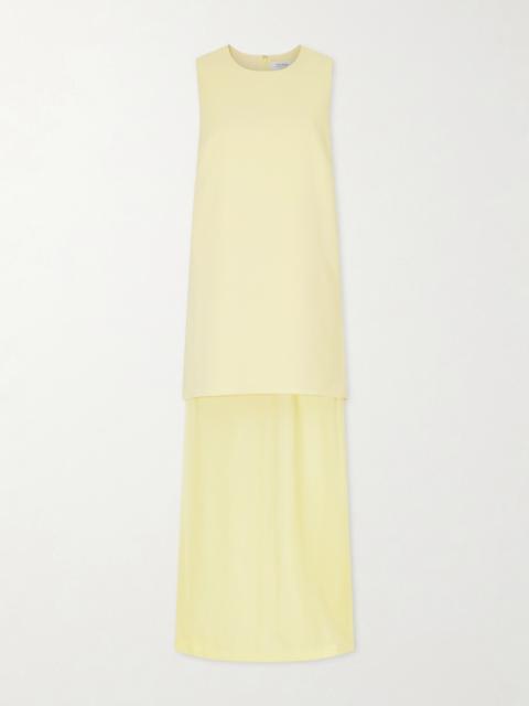 LA LIGNE Crepe And Chiffon Maxi Dress