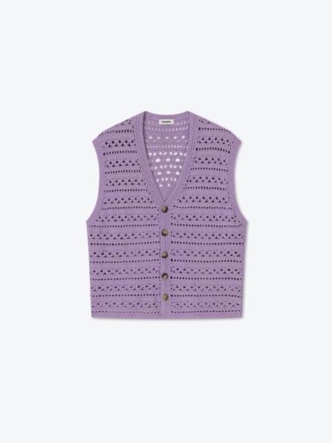 Sale Crochet-Knit Vest