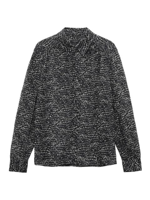 rag & bone Women's Emmy Silk-Blend Top - Black Multi