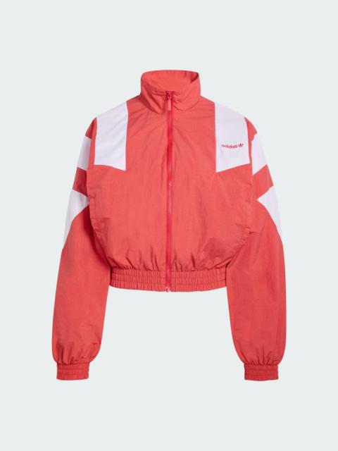 adidas BLOCKED WASHED ZIPPED TRACKTOP