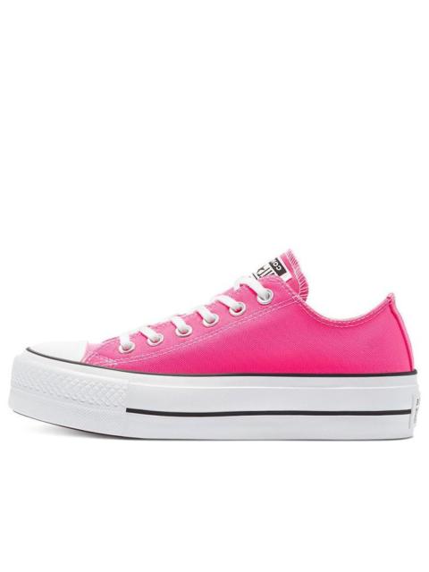 (WMNS) Converse Chuck Taylor All Star Platform Low 'Hyper Pink' 570324C