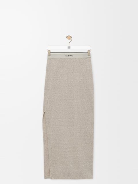 Loewe Skirt in cotton and wool