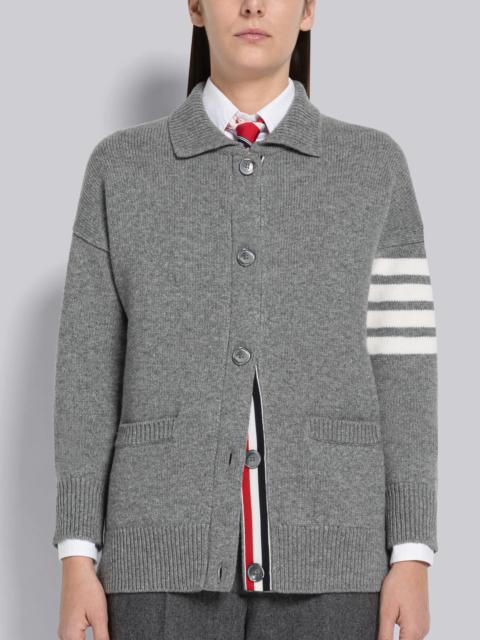 Thom Browne Merino Wool Lobster Intarsia 4-Bar Dolman Sleeve Jacket